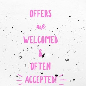 Yes! Offers are welcomed & often accepted